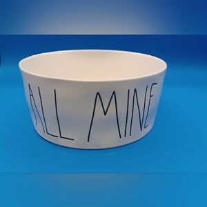 Rae Dunn "ALL MINE" Artisan Large Snack, Cereal Bowl ~ 8" Diameter #202